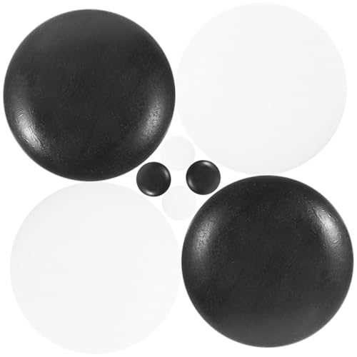 Gatuida 360 Stück Go Spielsteine aus Widerstandsfähigem Resin Kleine Go Schachfiguren mit Glatter Oberfläche Zubehör für Familie und Freunde von Gatuida