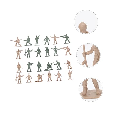 Gatuida 360 Stück Mini Soldaten Modellset Militärische Figuren für Lernspielzeug um Kreativität und Vorstellungskraft zu Fördern Sicher und Schädlichkeitsfrei von Gatuida