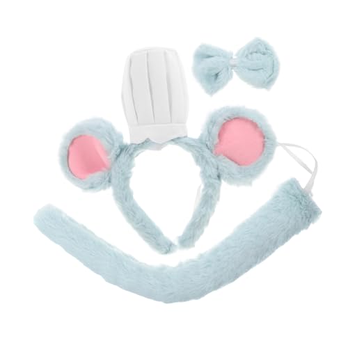 Gatuida 3Stücke Teiliges Mäusekostüm Set Für Erwachsene Mit Plüschmäuseohren Passendem Stirnband Und Langem Für Halloween Karneval Oder Cosplay Events Grün Gatuida 3Stücke Teiliges Mäusekostüm Set Für Erwachsene Mit Plüschmäuseohren Passendem Stirnband Und Langem Für Halloween Karneval Oder Cosplay Events Grün von Gatuida