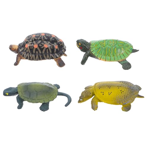 Gatuida 4 Kleine Schildkrötenfiguren: Kleine Realistische Schildkrötenfiguren, Tier-lernspielzeug Für Kinder, Für Den Kindergarten, Kleinkinder, Kuchendekoration Gatuida 4 Kleine Schildkrötenfiguren: Kleine Realistische Schildkrötenfiguren, Tier-lernspielzeug Für Kinder, Für Den Kindergarten, Kleinkinder, Kuchendekoration von Gatuida
