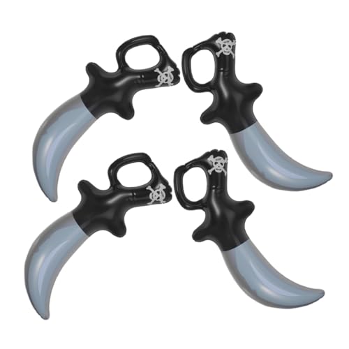 Gatuida 4 STÜCKE Teiliges Aufblasbare Piratensäbel Realistisches Halloween Partyspielzeug für Leichtes Bühnenrequisit und Kostümzubehör für Piratengeburtstag und Themenfeiern Gatuida 4 STÜCKE Teiliges Aufblasbare Piratensäbel Realistisches Halloween Partyspielzeug für Leichtes Bühnenrequisit und Kostümzubehör für Piratengeburtstag und Themenfeiern von Gatuida