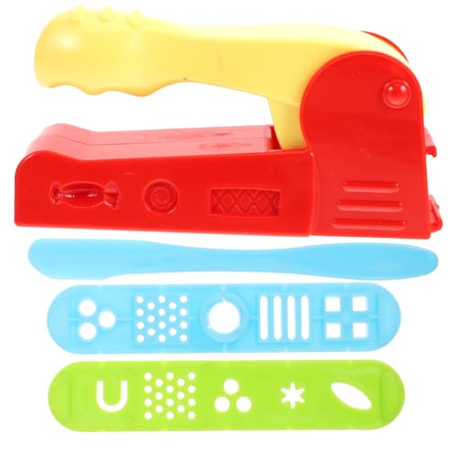 Gatuida 4 STÜCKE Teiliges Knete Werkzeug Set Kreatives DIY Plastilin Stempel und Druckwerkzeug Sicheres Kunststoffmaterial Farbenfrohes Strandspielzeug Fördert Kreativität und Frühe von Gatuida