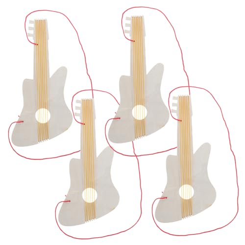 Gatuida 4 Sätze Kindergitarre aus Holz zum Bemalen DIY Blanko Gitarre Sichere Kompakt und Tragbar Kreativ Kindergarten und Zuhause Gatuida 4 Sätze Kindergitarre aus Holz zum Bemalen DIY Blanko Gitarre Sichere Kompakt und Tragbar Kreativ Kindergarten und Zuhause von Gatuida