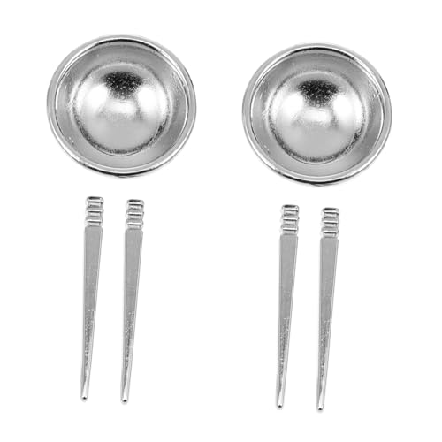 Gatuida 4 Sätze Miniatur Puppenhaus Tischgeschirr Teilig mit Mini Essstäbchen und Schalen Realistisches Spielgeschirr für Kinderzimmer Pädagogisches Rollenspiel Zubehör Leicht und Kompakt Gatuida 4 Sätze Miniatur Puppenhaus Tischgeschirr Teilig mit Mini Essstäbchen und Schalen Realistisches Spielgeschirr für Kinderzimmer Pädagogisches Rollenspiel Zubehör Leicht und Kompakt von Gatuida