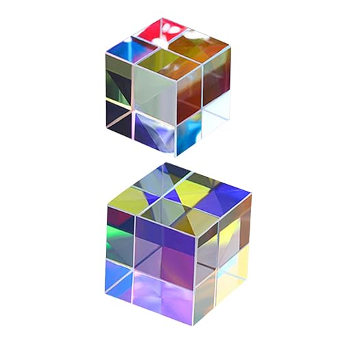 Gatuida 8stücke Kreative Cube-form Optische Prismen Für Fotografie Und Experimente Aus Hochwertigem Material Für Optische Wissenschaft Und Dekoration von Gatuida