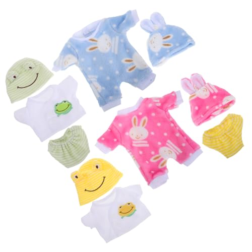 Gatuida 4 Sätze Puppenbekleidungsset für Puppen Teiliges Outfit mit Tiermotiven für Amerikanische Mädchenpuppen für Kreatives und Rollenspiele Gatuida 4 Sätze Puppenbekleidungsset für Puppen Teiliges Outfit mit Tiermotiven für Amerikanische Mädchenpuppen für Kreatives und Rollenspiele von Gatuida