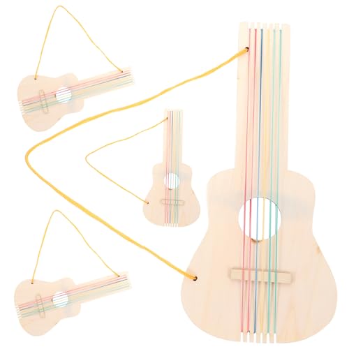 Gatuida 4 Sätze Teiliges DIY holzgitarre Unvollendete Blanko Gitarren Glatte Oberfläche Kreatives Bastelset für Kindergarten und Zuhause Fördert Handwerkliche Fähigkeiten und Malspaß Gatuida 4 Sätze Teiliges DIY holzgitarre Unvollendete Blanko Gitarren Glatte Oberfläche Kreatives Bastelset für Kindergarten und Zuhause Fördert Handwerkliche Fähigkeiten und Malspaß von Gatuida