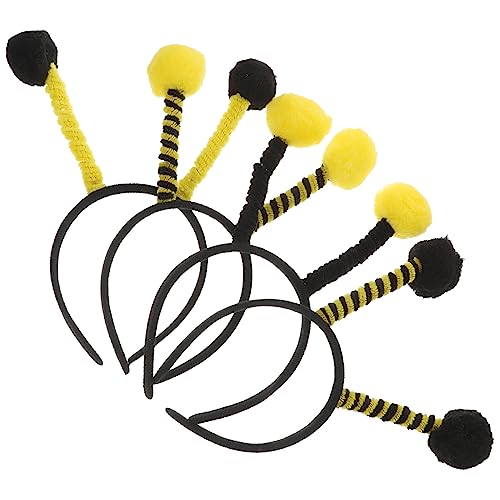 Gatuida 4 Stück Bienen Haarreifen Teiliges Party Accessoire für Erwachsene für Kostüme Geburtstagsfeiern und Festliche Anlässe von Gatuida