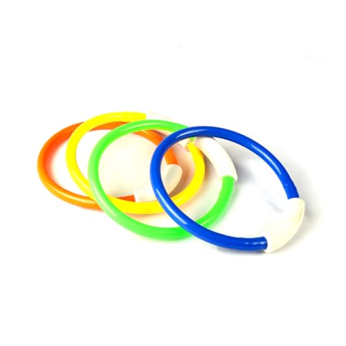 Gatuida 4 Stück Bunte Tauchspielzeug Ringe für Wasserspielzeug für Pool Geeignet für Tauchtraining und Spaß Beim Unterwasserspielen Gatuida 4 Stück Bunte Tauchspielzeug Ringe für Wasserspielzeug für Pool Geeignet für Tauchtraining und Spaß Beim Unterwasserspielen von Gatuida