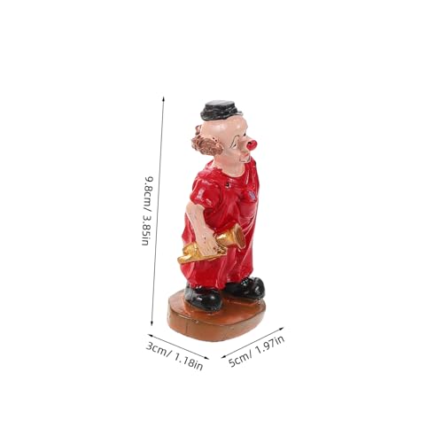 Gatuida 4 Stück Clown Figuren aus Resin Bunte Clown Deko Vielseitige Sandspiel Zubehör und Originelle Wohnaccessoires für Karneval und Fasching Gatuida 4 Stück Clown Figuren aus Resin Bunte Clown Deko Vielseitige Sandspiel Zubehör und Originelle Wohnaccessoires für Karneval und Fasching von Gatuida