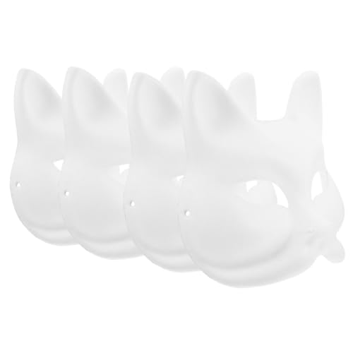 Gatuida 4 Stück Diy Papiermasken zum Bemalen Umweltfreundliche Leere Masken für Kostümpartys Karneval und Cosplay für Kreative Gestaltung Gatuida 4 Stück Diy Papiermasken zum Bemalen Umweltfreundliche Leere Masken für Kostümpartys Karneval und Cosplay für Kreative Gestaltung von Gatuida
