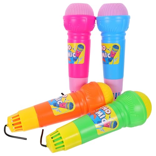 Gatuida 4 Stück Echo Mikrofon Karaoke Kinderspielzeug Mikrofonstütze Realistisches Mikrofonspielzeug -Echo-mikrofon- Mikrofon, Rollenspielspielzeug Plastik Gatuida 4 Stück Echo Mikrofon Karaoke Kinderspielzeug Mikrofonstütze Realistisches Mikrofonspielzeug -Echo-mikrofon- Mikrofon, Rollenspielspielzeug Plastik von Gatuida