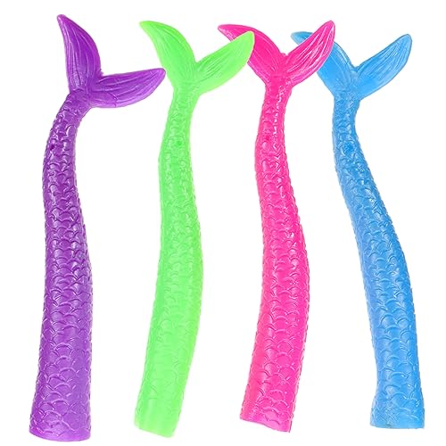 Gatuida 4 Stück Fingerpuppen Meerjungfrau mit Interaktive Handpuppen für Geschichtenerzählen und Kreatives Sichere und Fördert die Fantasie und Kommunikation Zufällige Zufällige Farbe von Gatuida