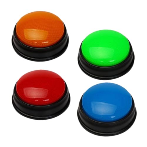 Gatuida 4 Stück Flashing Answer Wiederverwendbare Antwortglocken mit Lichtern und Sound für Klassenzimmer Spieleabende und Lernspiele für Familieninteraktionen Gatuida 4 Stück Flashing Answer Wiederverwendbare Antwortglocken mit Lichtern und Sound für Klassenzimmer Spieleabende und Lernspiele für Familieninteraktionen von Gatuida