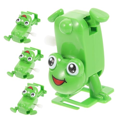 Gatuida 4 Stück Froschspielzeug zum Aufziehen Niedliche Simulation Gehend für Kleinkinder und Fördert Feinmotorik und Spielerisches Lernen Gatuida 4 Stück Froschspielzeug zum Aufziehen Niedliche Simulation Gehend für Kleinkinder und Fördert Feinmotorik und Spielerisches Lernen von Gatuida