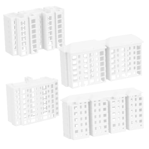 Gatuida 4 Stück Gebäudemodellornamente Puppenhausgebäude DIY Miniatur kleines Mini-Gebäudemodelle Wohnungen Mini-Gebäude-Stadtmodell Miniatur -Wohnungsgebäudemodell Plastik Weiß Gatuida 4 Stück Gebäudemodellornamente Puppenhausgebäude DIY Miniatur kleines Mini-Gebäudemodelle Wohnungen Mini-Gebäude-Stadtmodell Miniatur -Wohnungsgebäudemodell Plastik Weiß von Gatuida