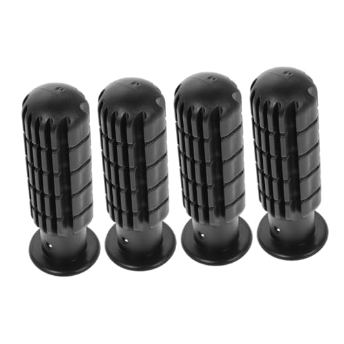Gatuida 4 Stück Griff für Kickertisch Geburtstag Fußballtischgriff Teil Finger Tischfußballgriff Ersatzgriff für Tischfußball Griffe für Tischfußballmaschinen kleine Kickergriffe PVC Black von Gatuida