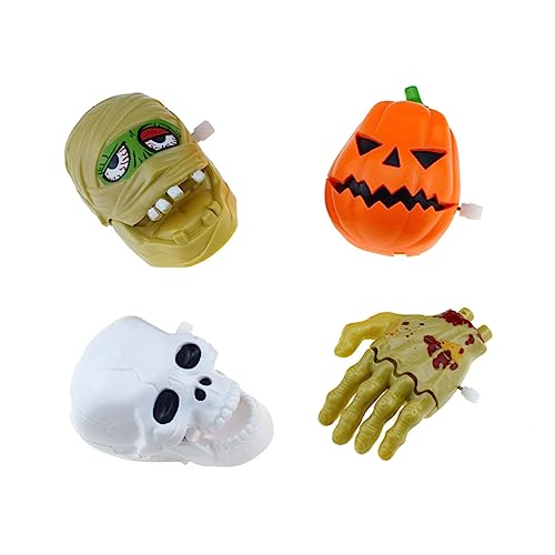 Gatuida 4 Stück Halloween Aufziehspielzeug Gruselige Wind Up Spielzeuge für Mitgebsel für Halloween Partys und Goody Bags Gatuida 4 Stück Halloween Aufziehspielzeug Gruselige Wind Up Spielzeuge für Mitgebsel für Halloween Partys und Goody Bags von Gatuida