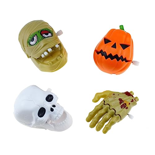 Gatuida 4 Stück Halloween Wind Up Teiliges Mechanische Kinderuhrwerke mit Gruseligen Figuren Sicherer Party Mitgebsel für Halloween Deko und Kindergeburtstag Gatuida 4 Stück Halloween Wind Up Teiliges Mechanische Kinderuhrwerke mit Gruseligen Figuren Sicherer Party Mitgebsel für Halloween Deko und Kindergeburtstag von Gatuida