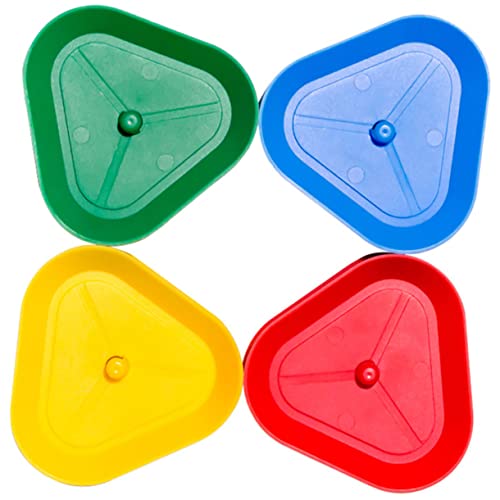 Gatuida 4 Stück Kartenhalter Triangle für Brettspiele Robuste Kartenständer für Familien und Partyspiele Leicht und Tragbar für Kartenspiele und Tischspiele von Gatuida