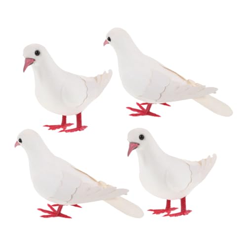 Gatuida 4 Stück Künstliche Tauben aus Realistische Vogelfiguren für Garten Fotografie und Heimdekoration Robuste und Langlebige Modelle für Sammler und Vogelliebhaber Gatuida 4 Stück Künstliche Tauben aus Realistische Vogelfiguren für Garten Fotografie und Heimdekoration Robuste und Langlebige Modelle für Sammler und Vogelliebhaber von Gatuida