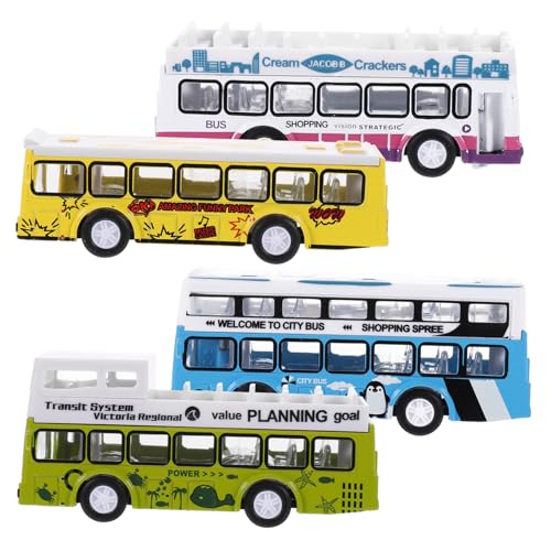 Gatuida 4 Stück Metallbus Rückziehbarer mit Realistischem Öffnungseffekt Glatte Oberfläche als Geburtstagsgeschenk für Jungen Ab Jahren Gatuida 4 Stück Metallbus Rückziehbarer mit Realistischem Öffnungseffekt Glatte Oberfläche als Geburtstagsgeschenk für Jungen Ab Jahren von Gatuida