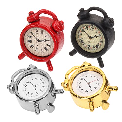Gatuida 4 Stück Mini-Uhrenmodell Miniatur-Basteluhren Miniaturuhren zum Basteln einfach Puppenhausuhr Mini-Alarmornament kleine Wecker Miniaturuhren für Sammler Legierung Zufällige Farbe Gatuida 4 Stück Mini-Uhrenmodell Miniatur-Basteluhren Miniaturuhren zum Basteln einfach Puppenhausuhr Mini-Alarmornament kleine Wecker Miniaturuhren für Sammler Legierung Zufällige Farbe von Gatuida