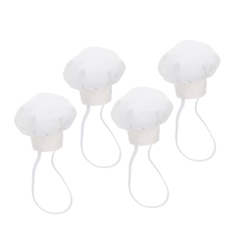 Gatuida 4 Stück Miniatur Chefmützen aus Stoff für Puppen Weiße Kleine Kochmützen Vielseitige Puppen Accessoires für Rollenspiele Bastelprojekte und Kreative Dekorationen Gatuida 4 Stück Miniatur Chefmützen aus Stoff für Puppen Weiße Kleine Kochmützen Vielseitige Puppen Accessoires für Rollenspiele Bastelprojekte und Kreative Dekorationen von Gatuida