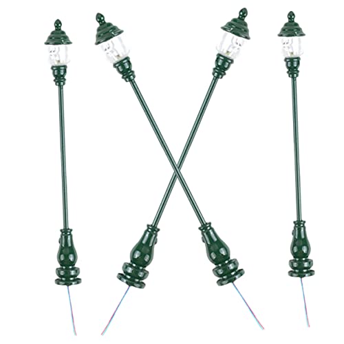 Gatuida Kleiner Gartenlampe 4 Stück Miniatur Straßenlaternen Modell für Sandtisch Dekoration Stabiler Sockel für Miniatur und Puppenhäuser Kleiner Lampenstatue Gatuida Kleiner Gartenlampe 4 Stück Miniatur Straßenlaternen Modell für Sandtisch Dekoration Stabiler Sockel für Miniatur und Puppenhäuser Kleiner Lampenstatue von Gatuida