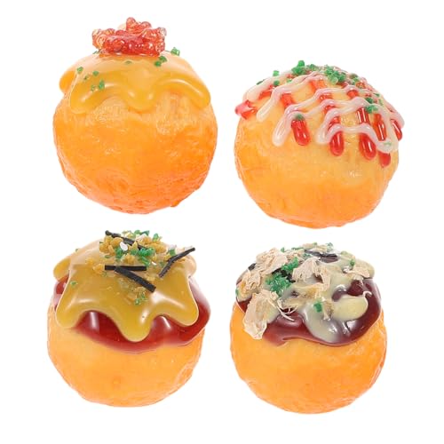 Gatuida 4 Stück PVC Japanisches Snackspielzeug für Küchenzubehör Restaurant Dekoration und Fotografie Requisiten von Gatuida