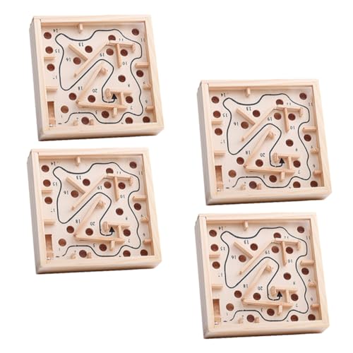 Gatuida 4 Stück Palmenlabyrinth Puzzle für Motorikspielzeug für drinnen kinderspielzeuge Labyrinth-Balance-Board Puzzle für hölzern Beige Gatuida 4 Stück Palmenlabyrinth Puzzle für Motorikspielzeug für drinnen kinderspielzeuge Labyrinth-Balance-Board Puzzle für hölzern Beige von Gatuida