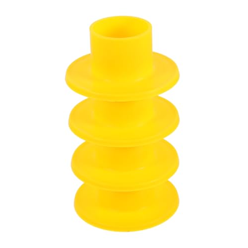 Gatuida 4 Stück Paradies -Plastikbasis Spielplatz Outdoor Grundplatte aus Kunststoff Outdoor-Spielset für Kleinkinder Fußschutz aus Kunststoff Kunststoffrohrschutz Yellow von Gatuida