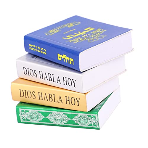 Gatuida 4 Stück Puppenhausdekoration Miniaturen echte Miniaturbibel Dekorationen Mini Bibel kleine Bibeln Miniaturpuppenhaus Puppenhaus -Accessoire Spielzeugbibel Papier Zufällige Farbe Gatuida 4 Stück Puppenhausdekoration Miniaturen echte Miniaturbibel Dekorationen Mini Bibel kleine Bibeln Miniaturpuppenhaus Puppenhaus -Accessoire Spielzeugbibel Papier Zufällige Farbe von Gatuida