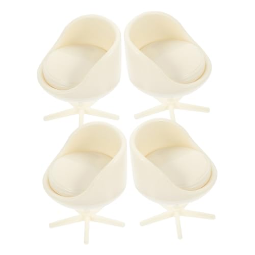 Gatuida 4 Stück Realistische Mini Möbel für Puppenhäuser und Architekturmodelle und Tragbar Vielseitig Einsetzbar Tischdekoration für Projekte von Gatuida