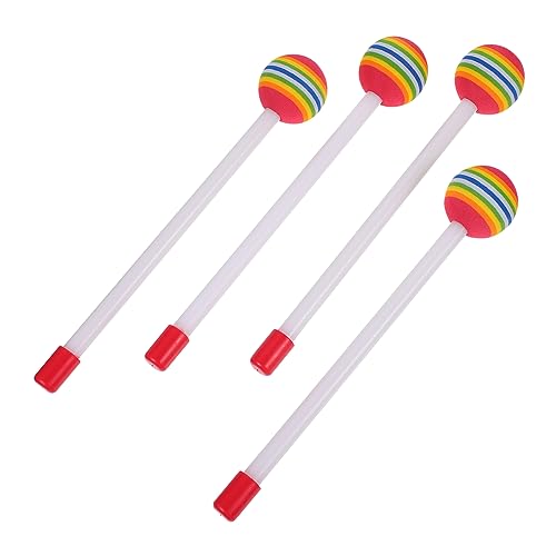 Gatuida 4 Stück Regenbogen Trommelstöcke Schlägel Percussion Filz Trommelstöcke Musikinstrument Trommelstöcke Für Trommel Für Kleinkinder Trommelstöcke Babytrommeln Gatuida 4 Stück Regenbogen Trommelstöcke Schlägel Percussion Filz Trommelstöcke Musikinstrument Trommelstöcke Für Trommel Für Kleinkinder Trommelstöcke Babytrommeln von Gatuida