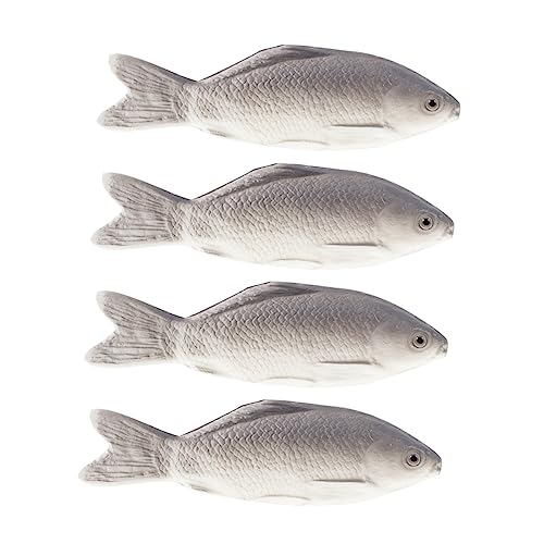 Gatuida 4 Stück Simulationsfischmodell Desktop Fischornament Große Nachahmung Simulationsfischornament Künstliches Fischdekor Für Zimmer Heimdekoration Fischmodelle Schwimmen von Gatuida