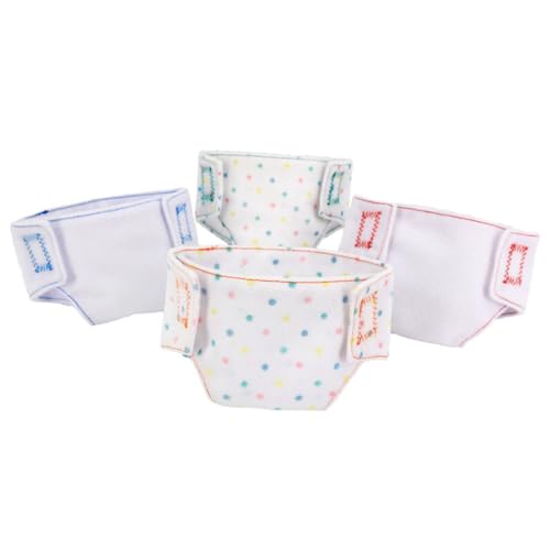Gatuida 4 Stück Stoffwindeln für Minipuppen Puppenkleidung Puppenunterwäsche vortäuschen -Rollenhöschen Spielzeugpuppenhöschen Höschen für Puppen Höschen Puppen Höschen Gatuida 4 Stück Stoffwindeln für Minipuppen Puppenkleidung Puppenunterwäsche vortäuschen -Rollenhöschen Spielzeugpuppenhöschen Höschen für Puppen Höschen Puppen Höschen von Gatuida