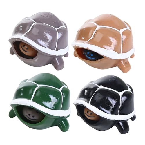 Gatuida 4 Stück Stressabbau Squeeze Schildkröte mit Realistischem Design Tragbar Flexibel und Elastisch Druckspielzeug für Autistische und Entspannung Gatuida 4 Stück Stressabbau Squeeze Schildkröte mit Realistischem Design Tragbar Flexibel und Elastisch Druckspielzeug für Autistische und Entspannung von Gatuida
