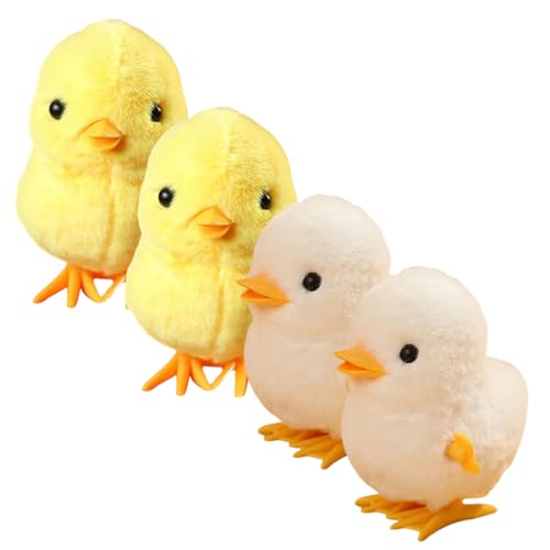 Gatuida 4 Stück Teiliges Aufziehbare Plüsch Küken und Enten Springende Laufspielzeuge aus Weichem Plüsch für Kinderzimmerdekoration und Kinderpartys Gatuida 4 Stück Teiliges Aufziehbare Plüsch Küken und Enten Springende Laufspielzeuge aus Weichem Plüsch für Kinderzimmerdekoration und Kinderpartys von Gatuida