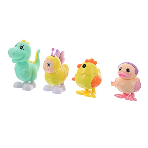 Gatuida 4 Stück Teiliges Aufziehtier mit Küken Ente Biene Dinosaurier Bunte Uhrwerkfiguren für Sicher Leicht für Drinnen und Draußen Farbenfrohes Modellspielzeug Zufällige Zufällige Farbe Gatuida 4 Stück Teiliges Aufziehtier mit Küken Ente Biene Dinosaurier Bunte Uhrwerkfiguren für Sicher Leicht für Drinnen und Draußen Farbenfrohes Modellspielzeug Zufällige Zufällige Farbe von Gatuida