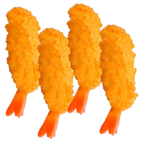 Gatuida 4 Stück Teiliges Dekoratives Tempura Modell aus Langlebigem Realistische Falsche Tempura Garnelen Küchen Dekoration für Zuhause Kindergarten Supermarkt und Hotel Gatuida 4 Stück Teiliges Dekoratives Tempura Modell aus Langlebigem Realistische Falsche Tempura Garnelen Küchen Dekoration für Zuhause Kindergarten Supermarkt und Hotel von Gatuida