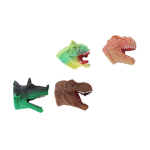 Gatuida 4 Stück Teiliges Dinosaurier Fingerpuppen aus Langlebigem Kunststoff Interaktives Kinderspielzeug mit Verschiedenen Dinosaurierköpfen Einfache Handhabung zum Geschichtenerzählen Gatuida 4 Stück Teiliges Dinosaurier Fingerpuppen aus Langlebigem Kunststoff Interaktives Kinderspielzeug mit Verschiedenen Dinosaurierköpfen Einfache Handhabung zum Geschichtenerzählen von Gatuida
