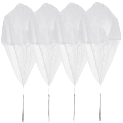 Gatuida 4 Stück Teiliges Fallschirmspielzeug für Handgeworfen Leichter Outdoor Wurfspaß mit Weißem Aufhängefaden Fördert Geschicklichkeit Kreativität und Gemeinsames im Freien Gatuida 4 Stück Teiliges Fallschirmspielzeug für Handgeworfen Leichter Outdoor Wurfspaß mit Weißem Aufhängefaden Fördert Geschicklichkeit Kreativität und Gemeinsames im Freien von Gatuida