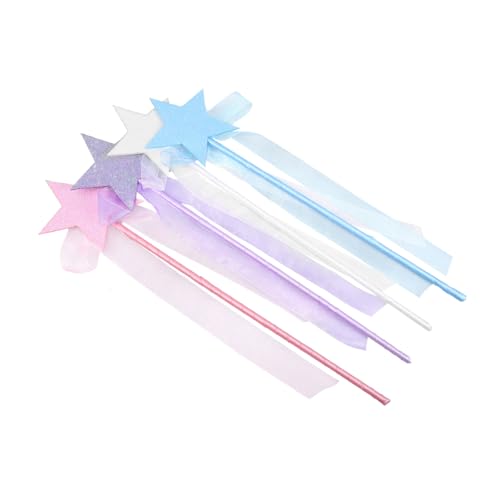 Gatuida 4 Stück Teiliges Feenstab mit Glitzerstern Farbige Feenstäbe für Vielseitige Kostüm Requisiten für Party Cosplay Bühnenauftritte und Fotografie Leicht und Handlich Gatuida 4 Stück Teiliges Feenstab mit Glitzerstern Farbige Feenstäbe für Vielseitige Kostüm Requisiten für Party Cosplay Bühnenauftritte und Fotografie Leicht und Handlich von Gatuida