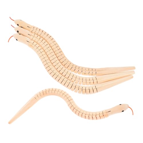 Gatuida 4 Stück Teiliges Holzschlangen bastelset zum Bemalen Flexibles Gelenk tiermodell Kindgerechtes DIY Künstlerische und Motorische Entwicklung Wieder Zusammensetzbar Naturbelassen Gatuida 4 Stück Teiliges Holzschlangen bastelset zum Bemalen Flexibles Gelenk tiermodell Kindgerechtes DIY Künstlerische und Motorische Entwicklung Wieder Zusammensetzbar Naturbelassen von Gatuida