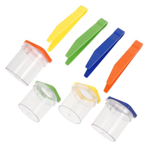 Gatuida 4 Stück Teiliges Insektenbeobachtungsset für Transparente Lupendose mit Eingebauter Lupe Sichere Beobachtungsbox zur Insektenbeobachtung und Outdoor für Junge Gatuida 4 Stück Teiliges Insektenbeobachtungsset für Transparente Lupendose mit Eingebauter Lupe Sichere Beobachtungsbox zur Insektenbeobachtung und Outdoor für Junge von Gatuida