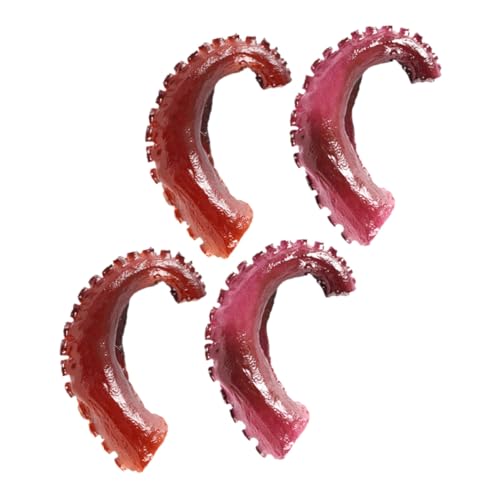 Gatuida 4 Stück Teiliges Künstliches Tentakel Realistische Meeresfrüchte Simulation Deko Foto Requisiten Leicht Tragbar für Sushi Shops Party und Ladendekoration von Gatuida