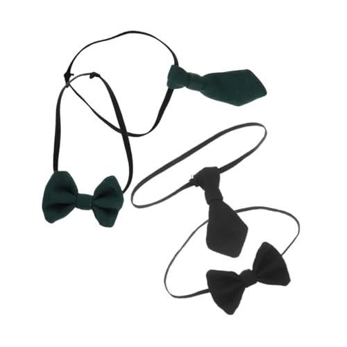 Gatuida 4 Stück Teiliges Miniatur Fliegen Krawatten Stoff Festliche Puppenfliegen für Baumwollpuppen Modische Puppenzubehör für Puppenhaus Dekoration und Kostümspiel von Gatuida