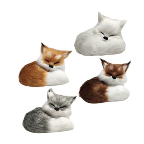 Gatuida 4 Stück Teiliges Plüsch Fuchs Realistische Tierfiguren aus Weichem Material Detailgetreues Fuchsmodell als Dekoratives Kuscheltier und Fantasieanregendes Gatuida 4 Stück Teiliges Plüsch Fuchs Realistische Tierfiguren aus Weichem Material Detailgetreues Fuchsmodell als Dekoratives Kuscheltier und Fantasieanregendes von Gatuida