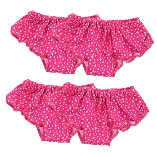 Gatuida 4stücke Puppenunterwäsche Mit Punkten Süße Doll Panties Puppen Für Modetransformation Und Kreatives Spielen von Gatuida